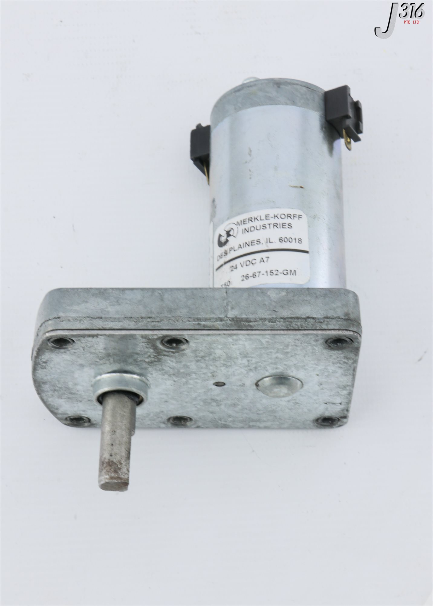Motoriduttore Merkle Korff S11048 Per Stufe A Pellet | Albero 9.52 Mm, 5.6 RPM, Senso Orario | Rif. 2104 - 230V AC